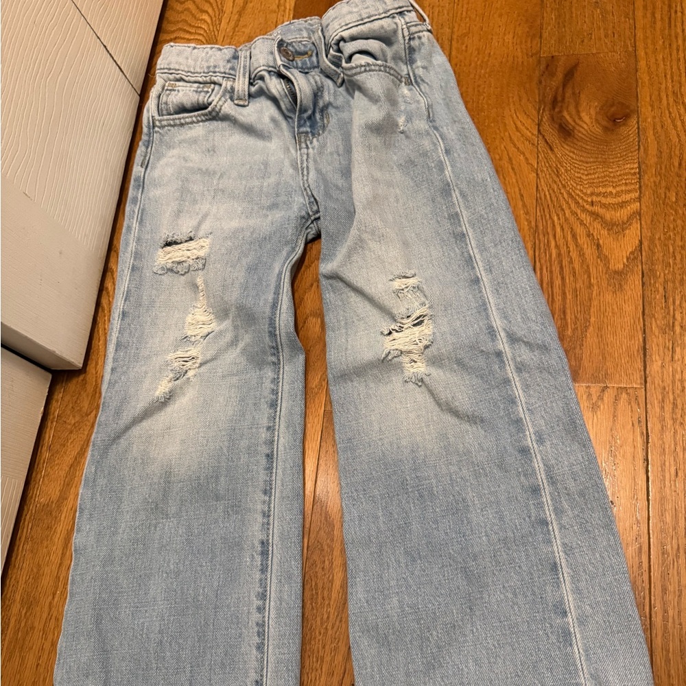 Old Navy Girls Slouchy Straight Jeans Size 7